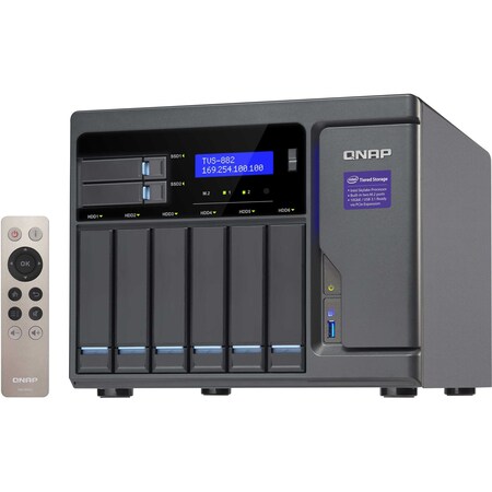 Qnap Qnap High Performance 8 Bay, TVS-882-i5-16G-450W-US TVS-882-i5-16G-450W-US